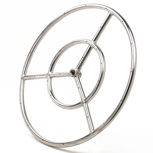 Chrome steering wheel on a white background